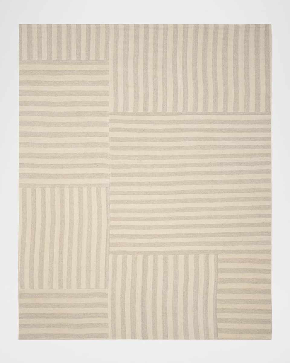 Celeste Stripe Hand-Woven Rug, 10' x 14'